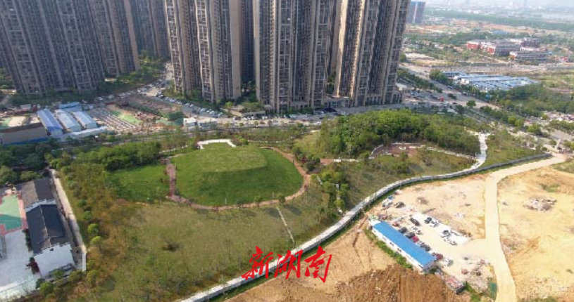 A scenic view of Changsha Handai Changsha Wangling Muqun