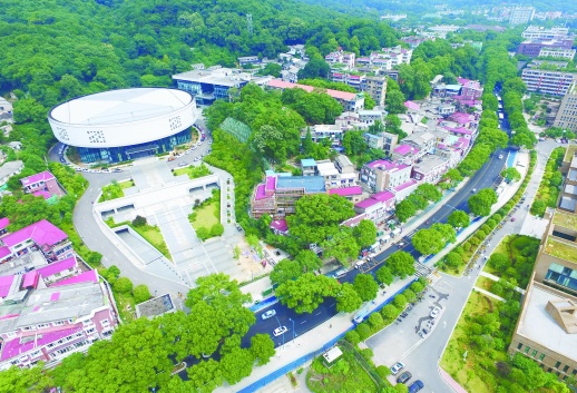 A scenic view of Changsha Hunan Daxue Zaoqi Jianzhuqun
