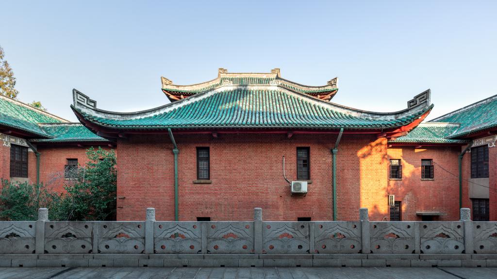 A scenic view of Changsha Hunan Daxue Zaoqi Jianzhuqun