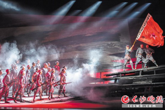 A scenic view of Changsha Liuyang Hongyifangmianjun Huodong Jiuzhi