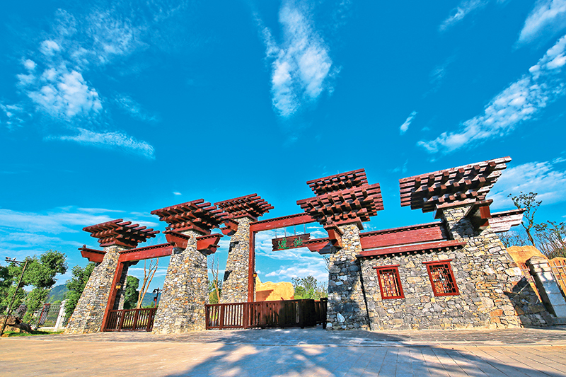 A scenic view of Changsha Tanheli Yizhi