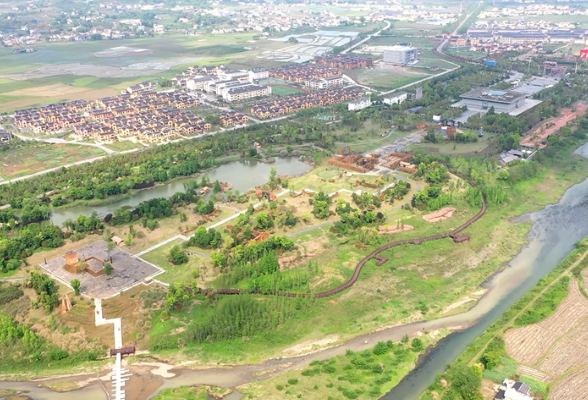 A scenic view of Changsha Tanheli Yizhi