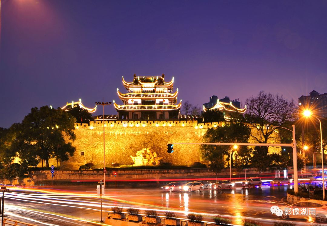 A scenic view of Changsha Tianxinge Guchengqiang