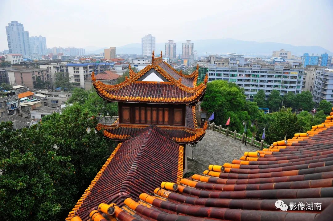 A scenic view of Changsha Tianxinge Guchengqiang