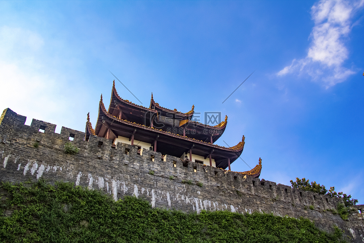 A scenic view of Changsha Tianxinge Guchengqiang