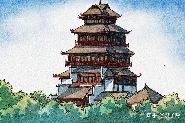A scenic view of Changsha Xiejuezai Guju