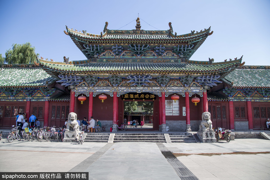 A scenic view of Changzhi Beihe Yandi Temple