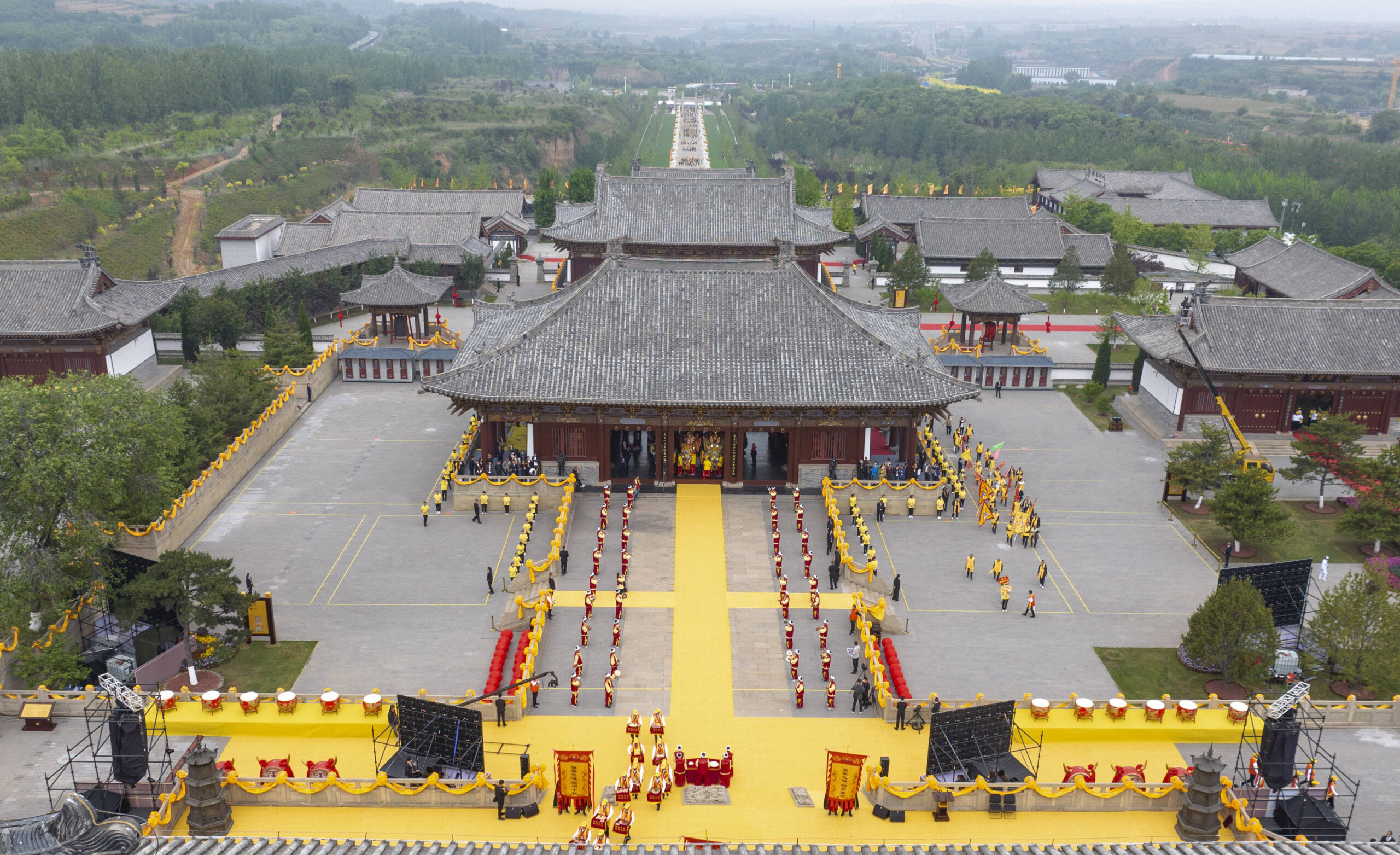 A scenic view of Changzhi Beihe Yandi Temple