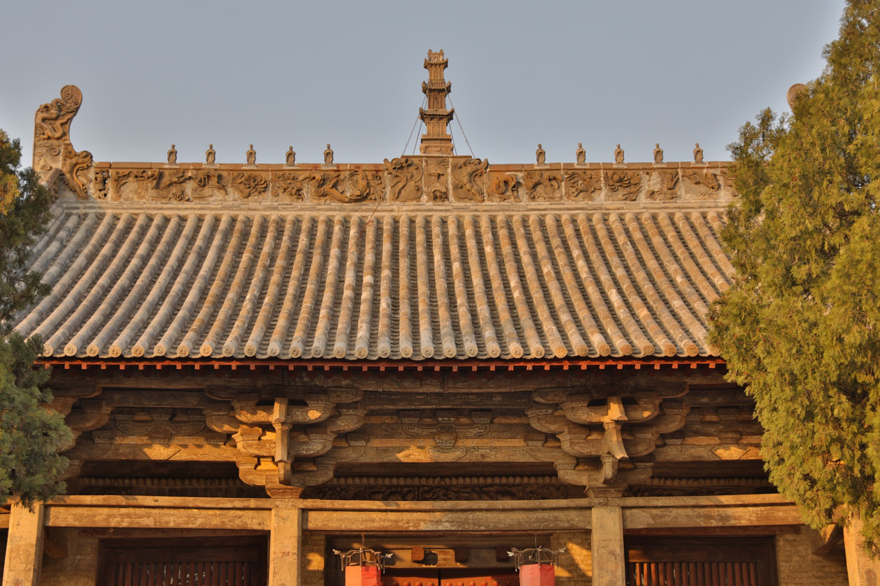 A scenic view of Changzhi Bucun Yuhuang Temple