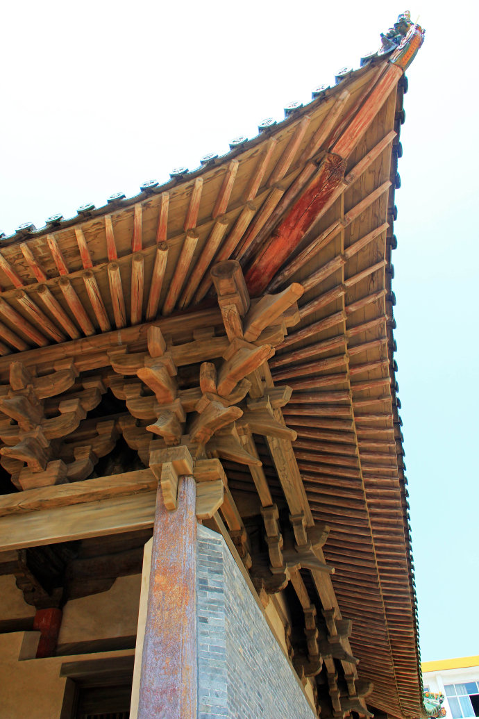 A scenic view of Changzhi Changzi Cuifujun Temple Hall