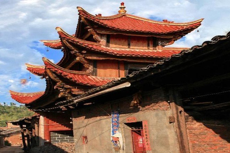 A scenic view of Changzhi Guancun Yandi Temple