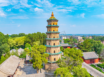 A scenic view of Changzhi Guanyin Tang
