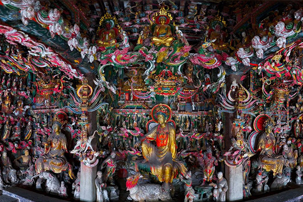A scenic view of Changzhi Guanyin Tang