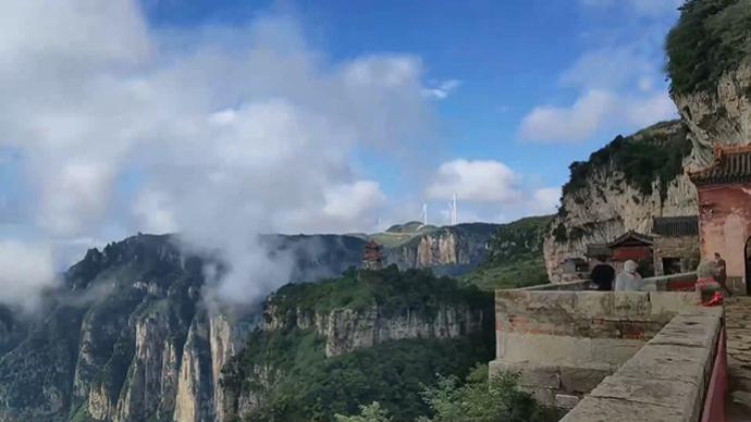 A scenic view of Changzhi Jindeng Temple Grottoes
