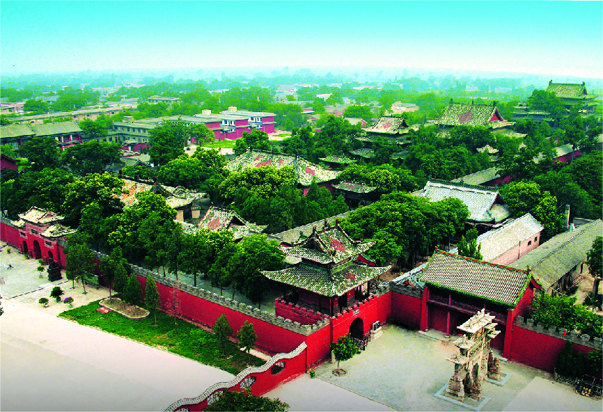 A scenic view of Changzhi Liaohetou Guandi Temple