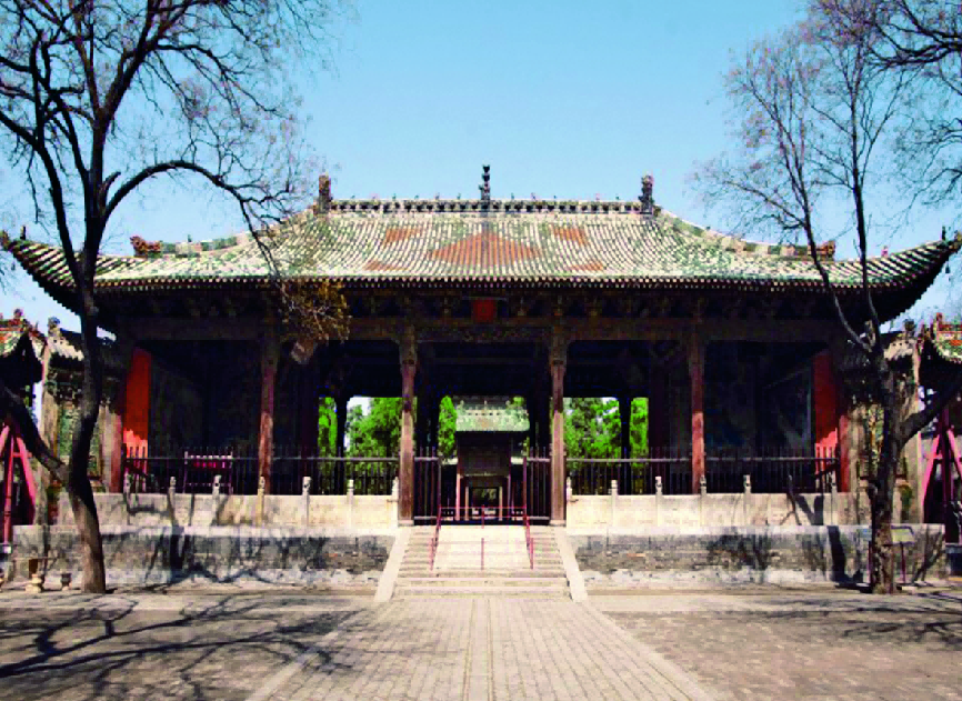 A scenic view of Changzhi Liaohetou Guandi Temple