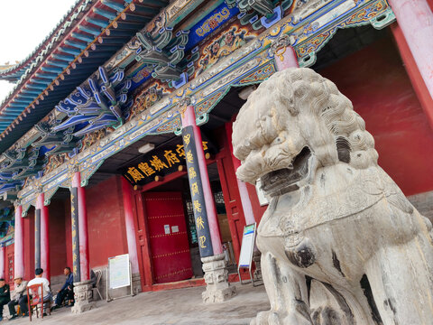 A scenic view of Changzhi Licheng Chenghuang Temple
