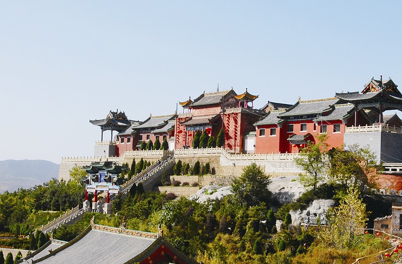 A scenic view of Changzhi Licheng Chenghuang Temple