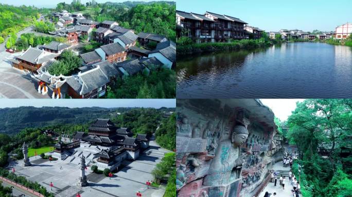 A scenic view of Changzhi Lingkongshan Shengshou Temple