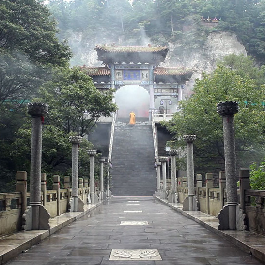 A scenic view of Changzhi Lingkongshan Shengshou Temple