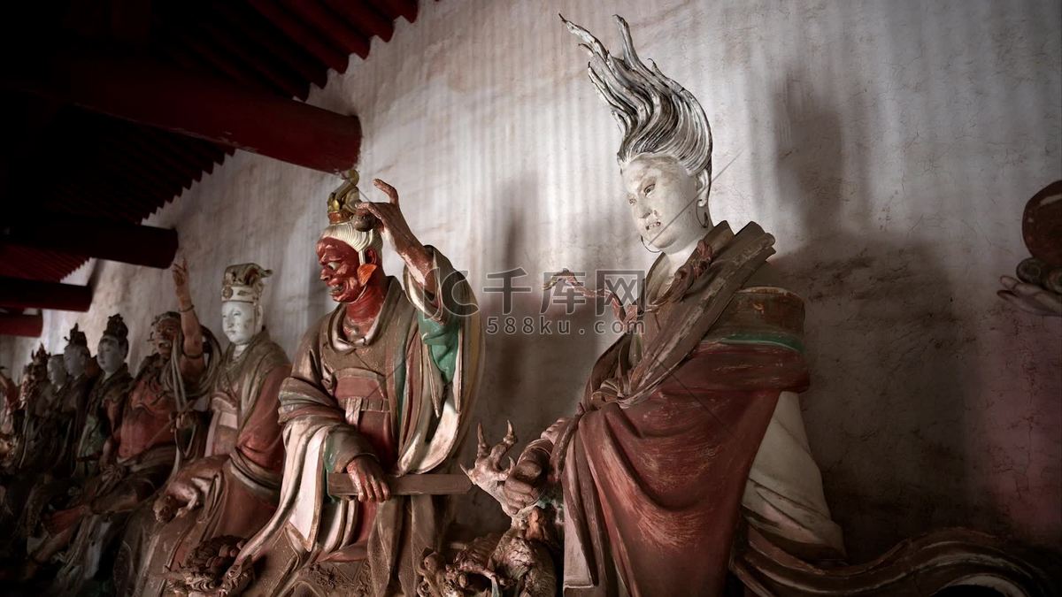 A scenic view of Changzhi Lingze Wang Miao