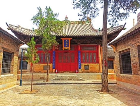 A scenic view of Changzhi Lizhuang Confucian Temple