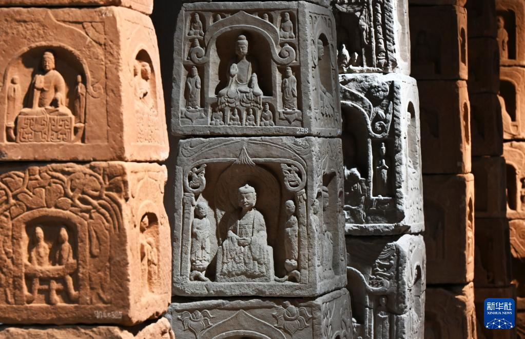 A scenic view of Changzhi Nannieshui Stone Carvings