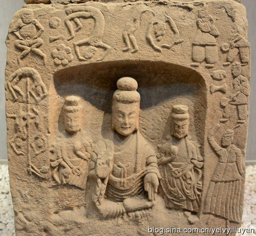 A scenic view of Changzhi Nannieshui Stone Carvings