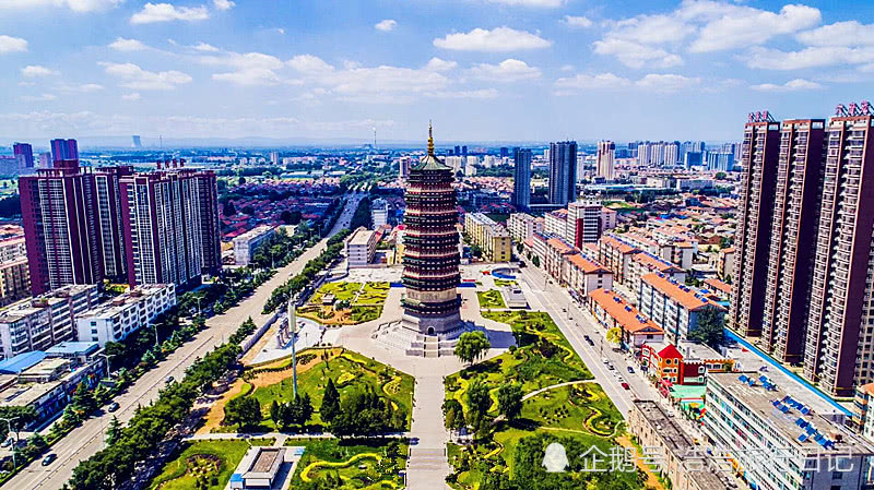 A scenic view of Changzhi Shangdang Xiyan Temple Pagoda