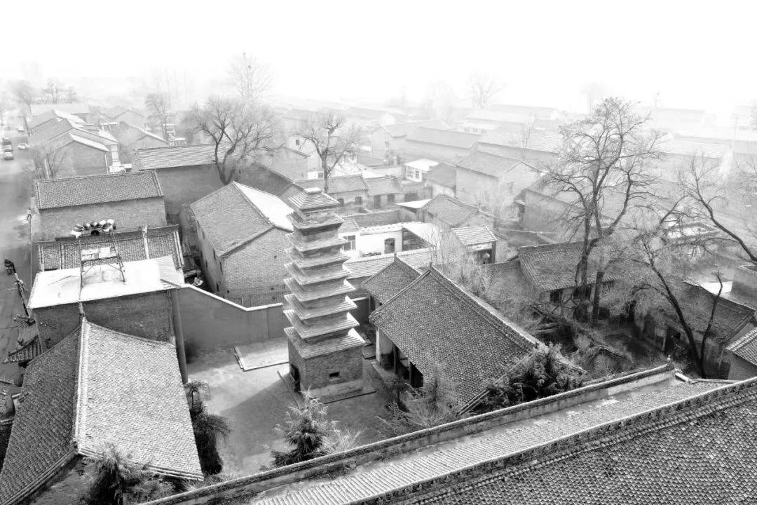 A scenic view of Changzhi Shangdang Xiyan Temple Pagoda