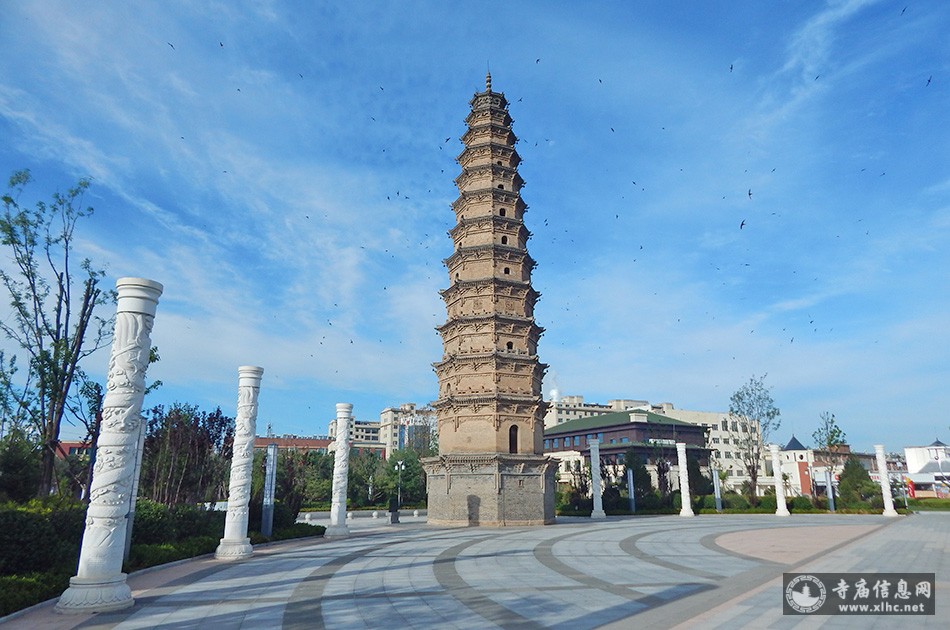 A scenic view of Changzhi Shangdang Xiyan Temple Pagoda