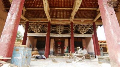 A scenic view of Changzhi Xiahuo Hugo Lingkuang Wang Temple
