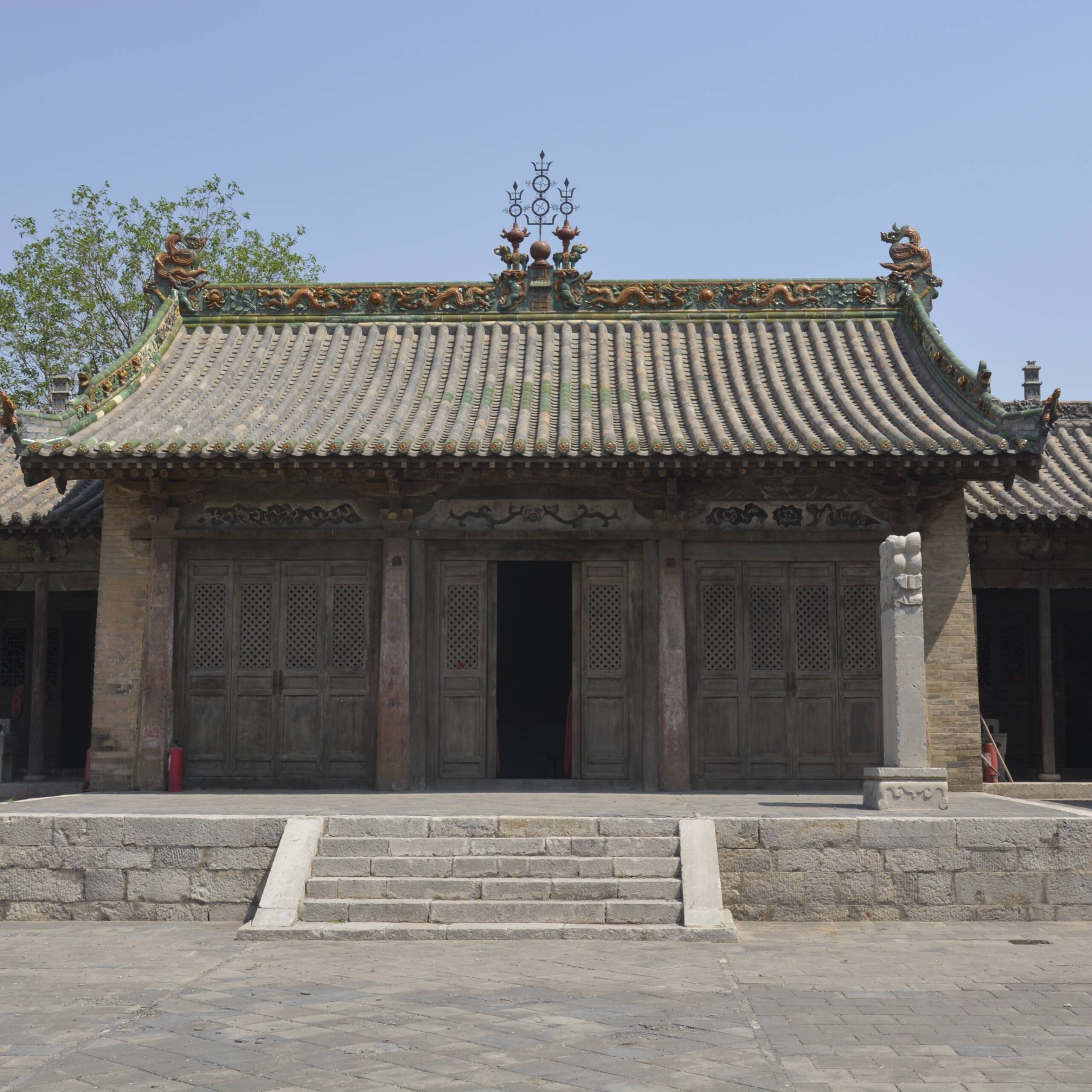 A scenic view of Changzhi Xiangyuan Zhaoze Wang Temple