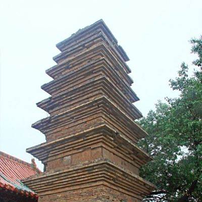 A scenic view of Changzhi Xianshi Heshang Relic Pagoda