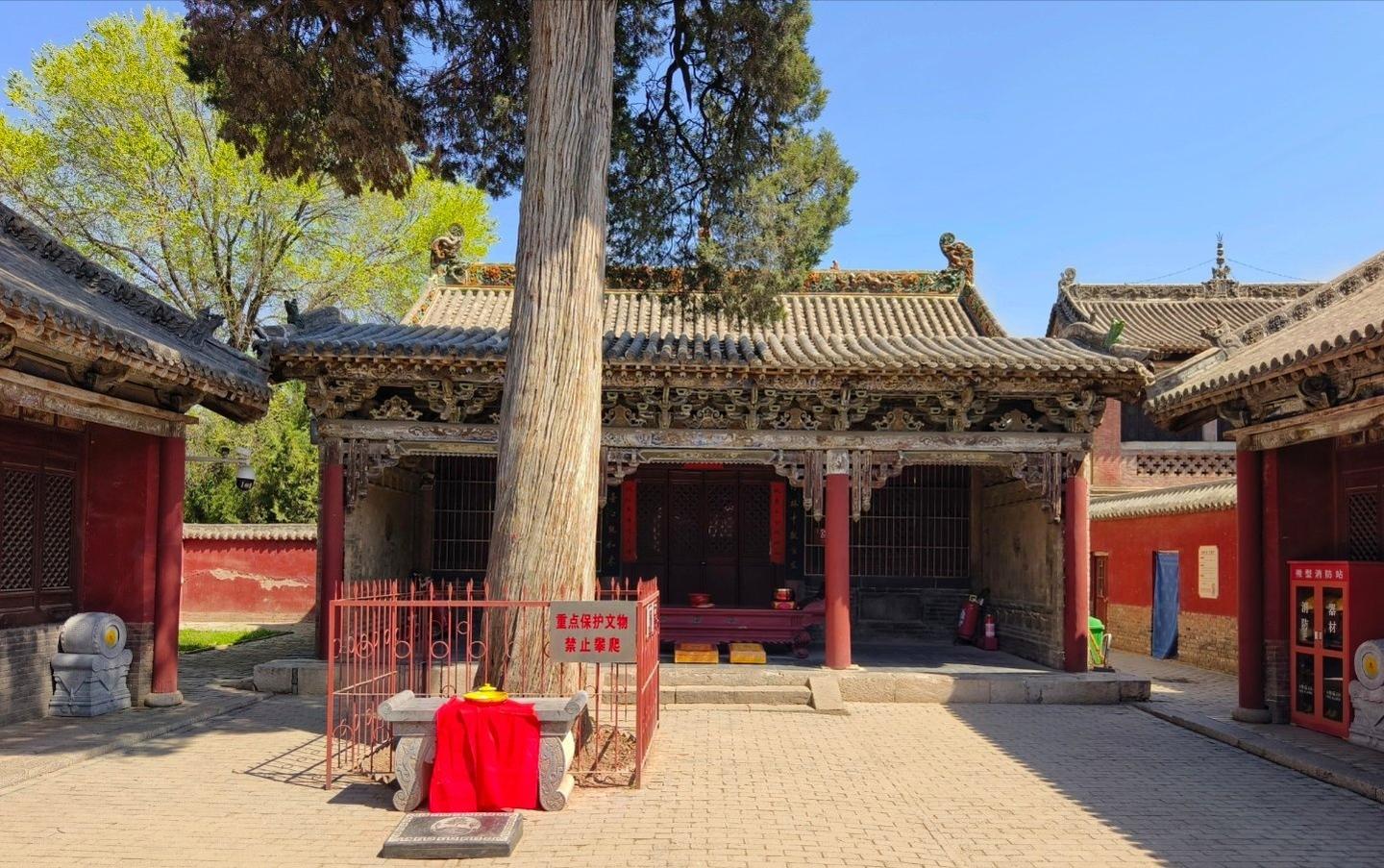 A scenic view of Changzhi Xincun Tianqi Wang Temple