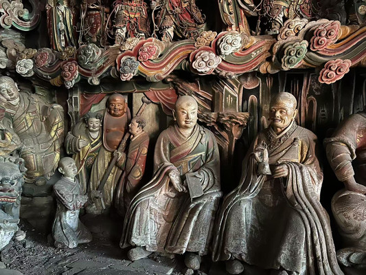 A scenic view of Changzhi Xincun Tianqi Wang Temple