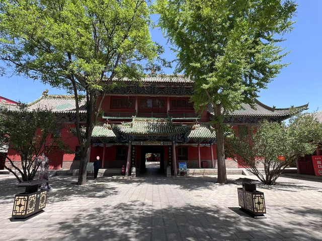 A scenic view of Changzhi Xincun Tianqi Wang Temple