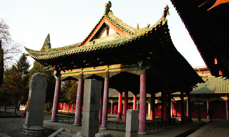 A scenic view of Changzhi Xiqing Bei Dayu Temple