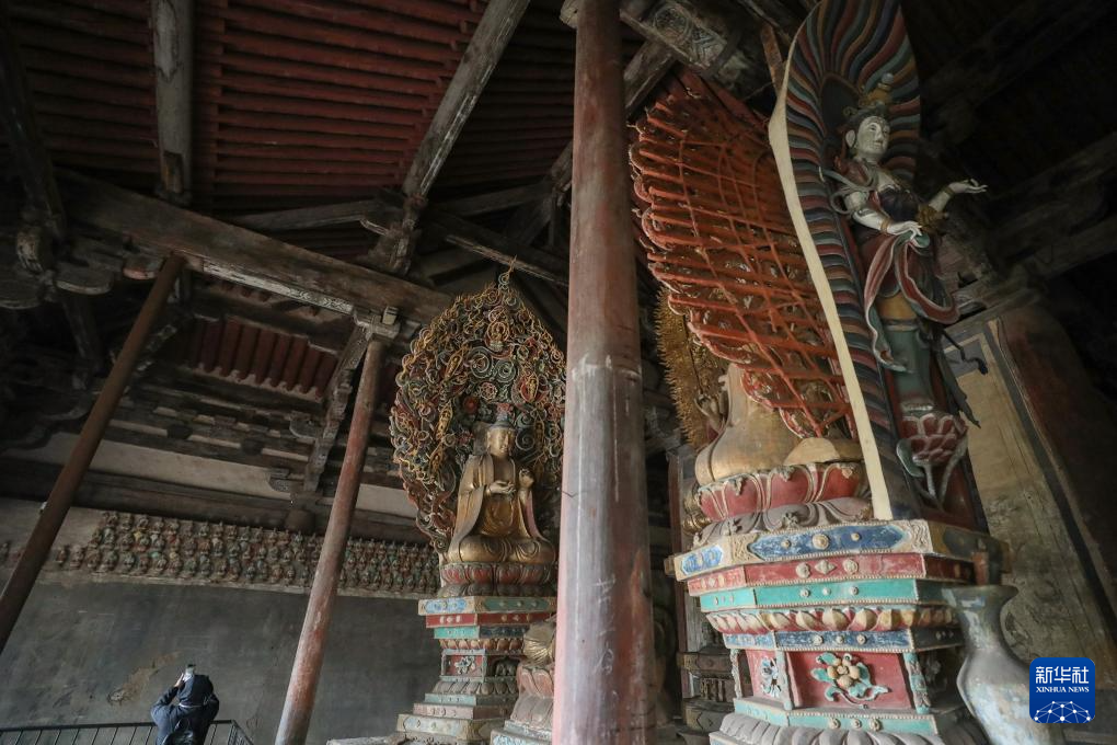 A scenic view of Changzhi Xishe Weigong Temple