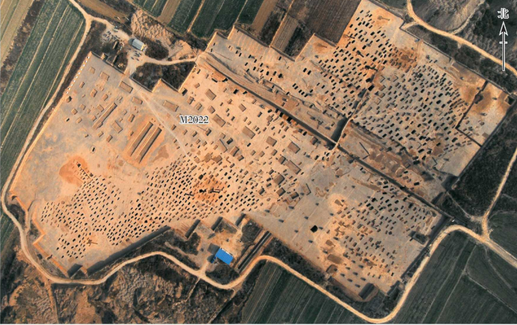 A scenic view of Changzhi Xizhou Lihou Tombs