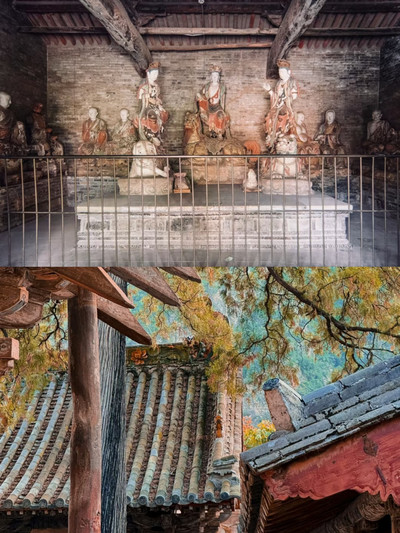 A scenic view of Changzhi Zhongzhang Fuxi Temple