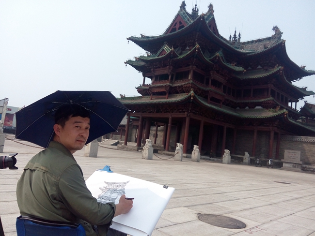 A scenic view of Changzhi Zhuangtou Tianxian Temple