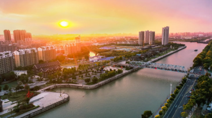 A scenic view of Changzhou Dayunhe Subitems