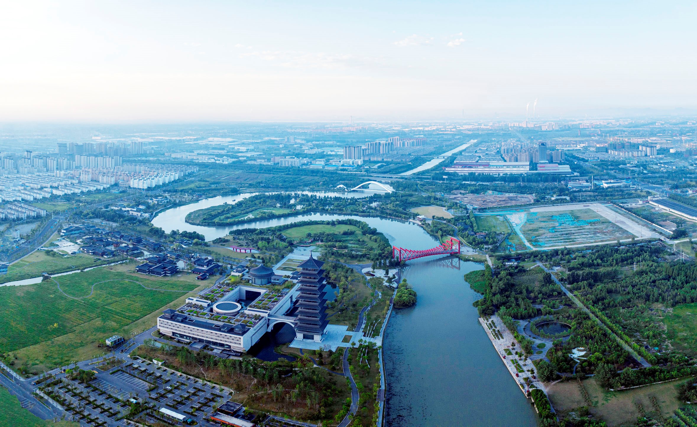 A scenic view of Changzhou Dayunhe Subitems