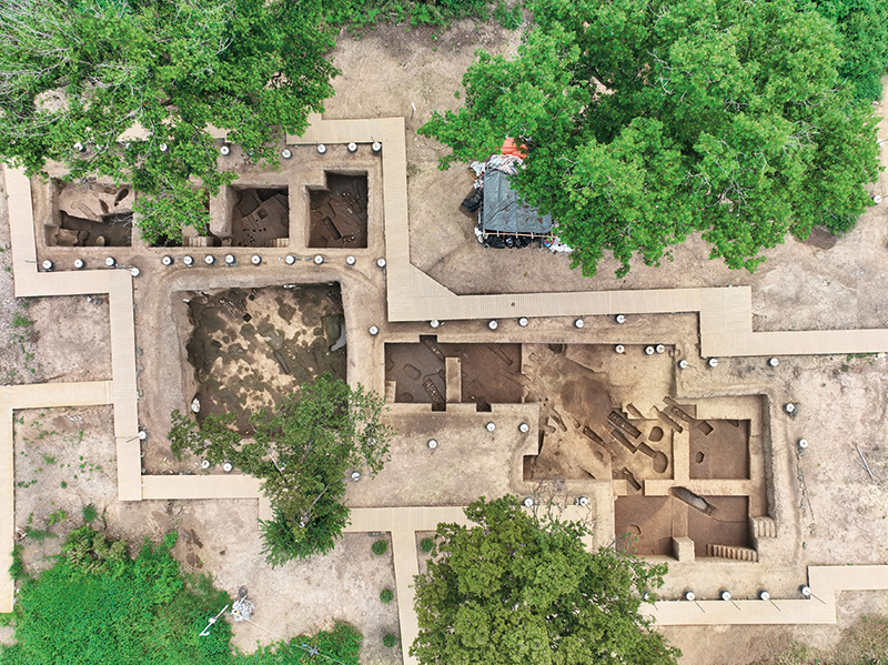 A scenic view of Changzhou Sanxingcun Yizhi