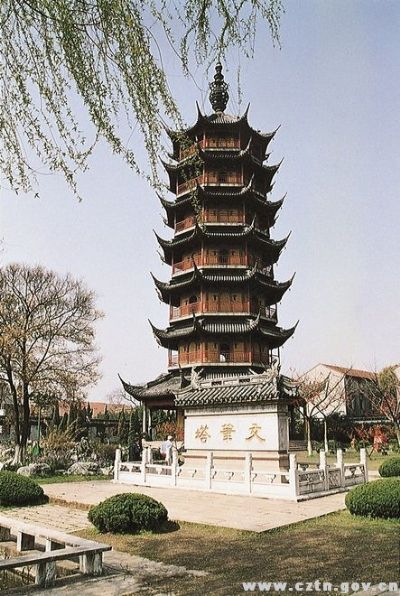 A scenic view of Changzhou Tangshi Minzhai