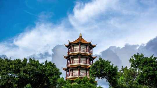 A scenic view of Chaoyang Balengguan Ta