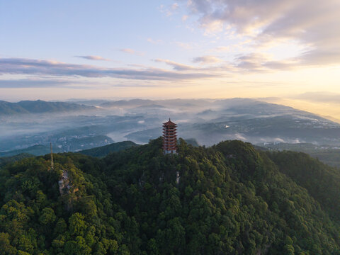 A scenic view of Chaoyang Beita