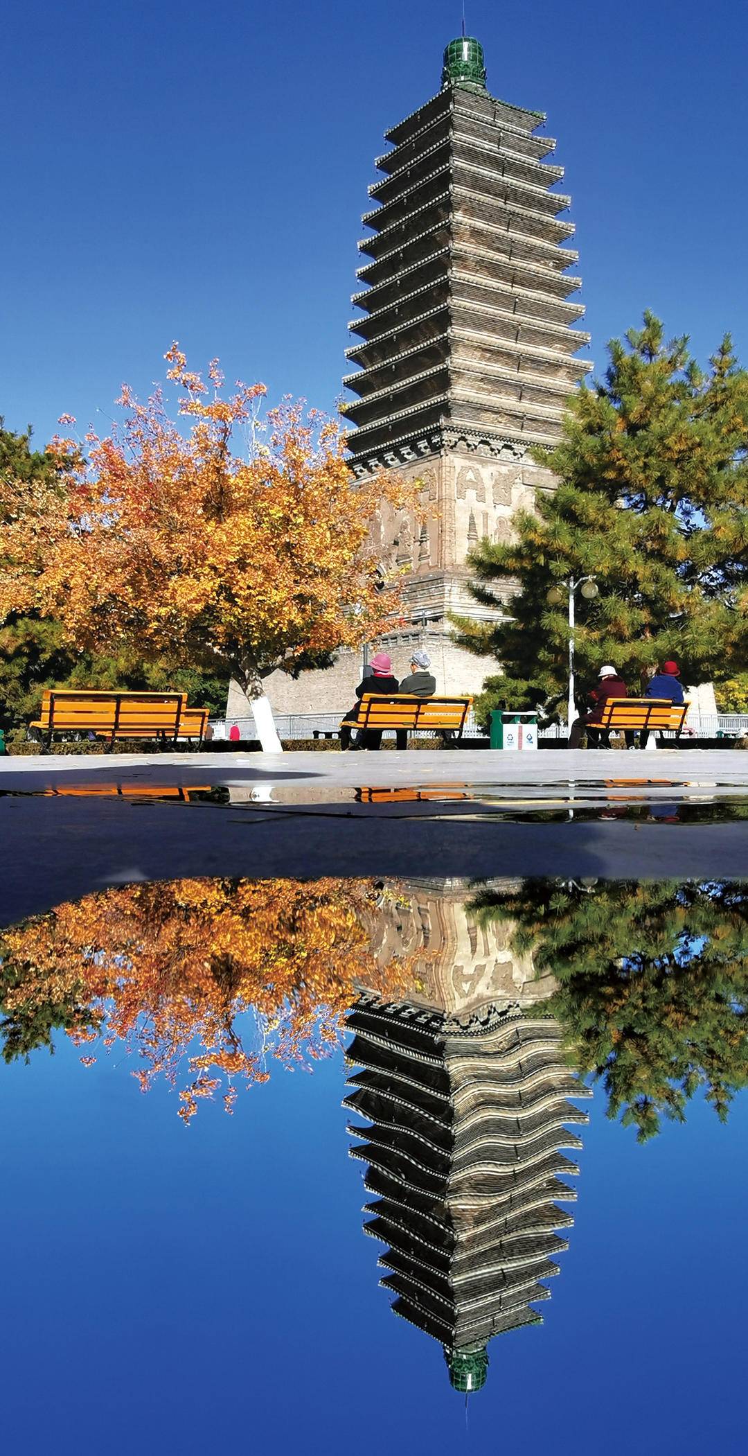 A scenic view of Chaoyang Dongpingfang Ta