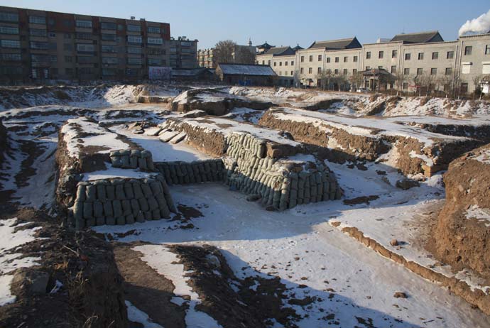 A scenic view of Chaoyang Sanyan Longcheng Yizhi